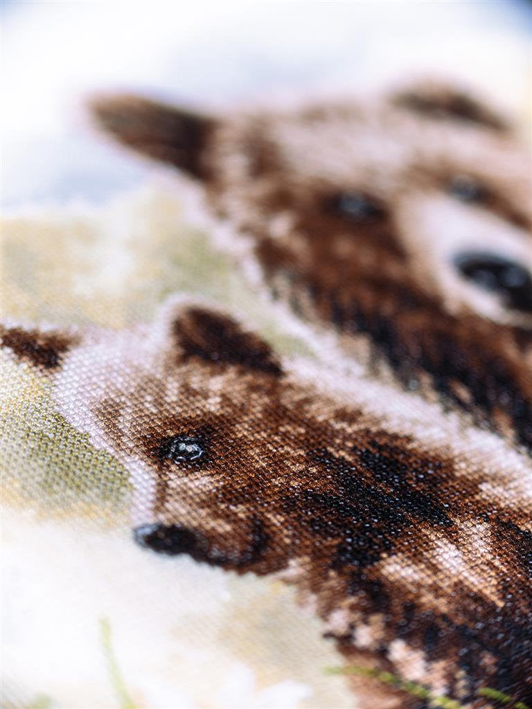 Bears in the woods - Lanarte - Kit de punto de cruz PN-0194788