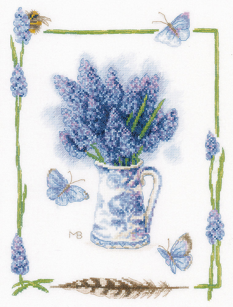Blue grapes - Lanarte - Kit de punto de cruz PN-0194854