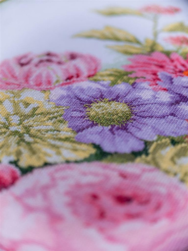 Floral cotton candy - Lanarte - Kit de punto de cruz