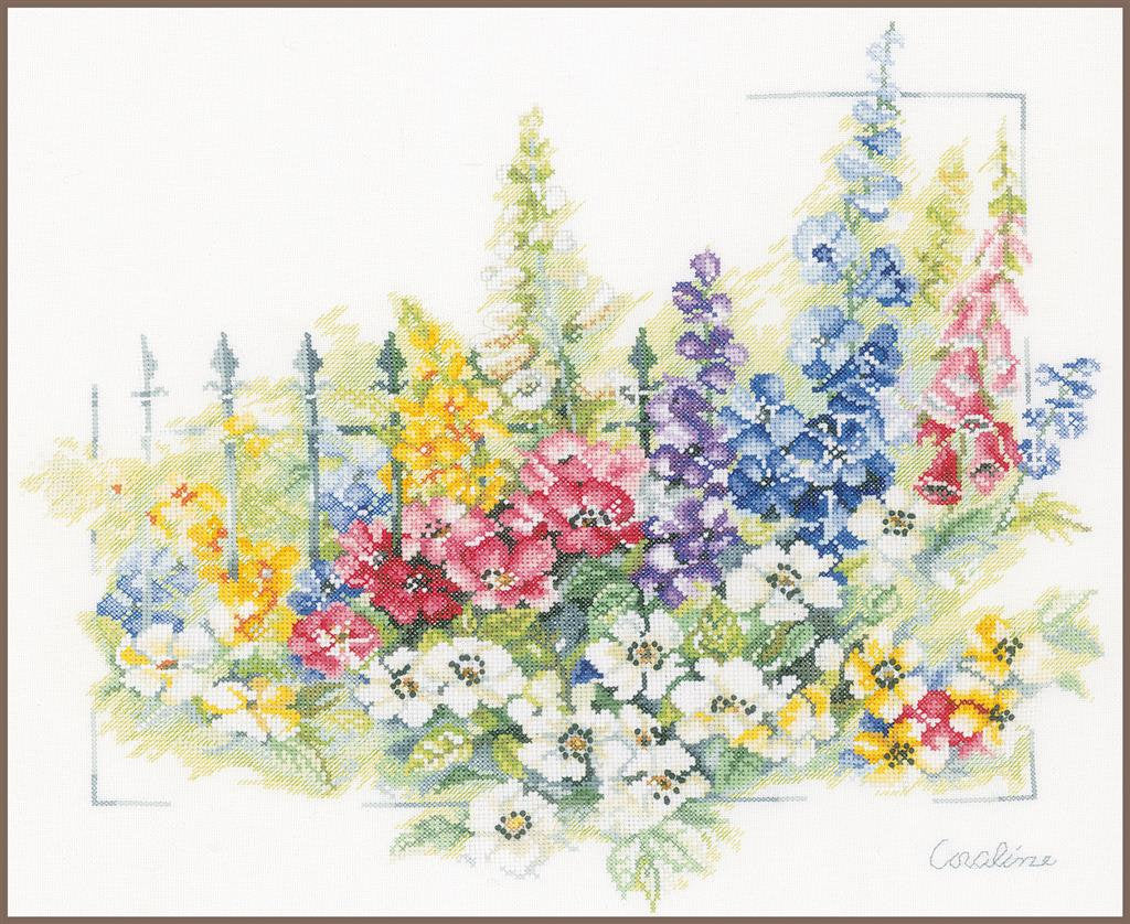 Flower explosion - Lanarte -  Kit de punto de cruz