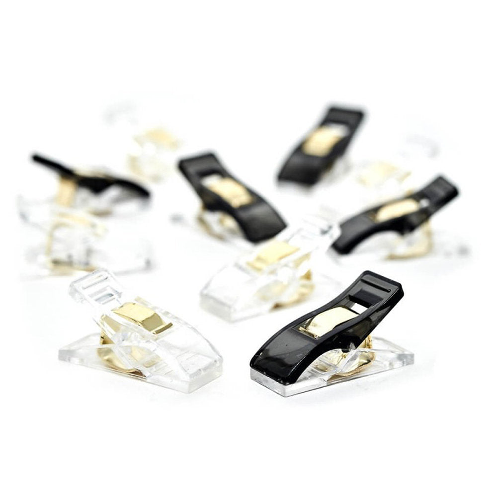 30 Clips de Costura pequeñas Hemline Gold