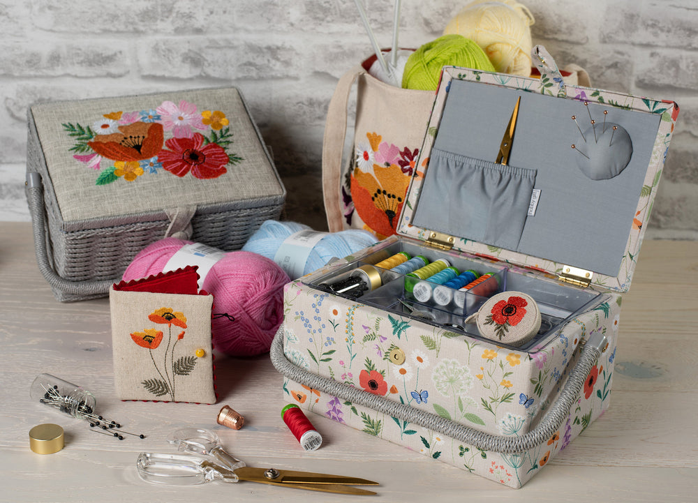 Embroidered Tape Measure "Wildflowers" by Hobby Gift: Measure with Style and Elegance