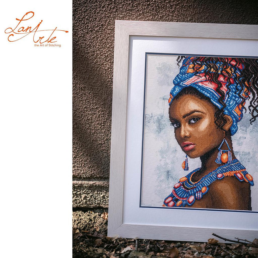 Kit de Punto de Cruz. Headscarf model - Lanarte PN-0200685