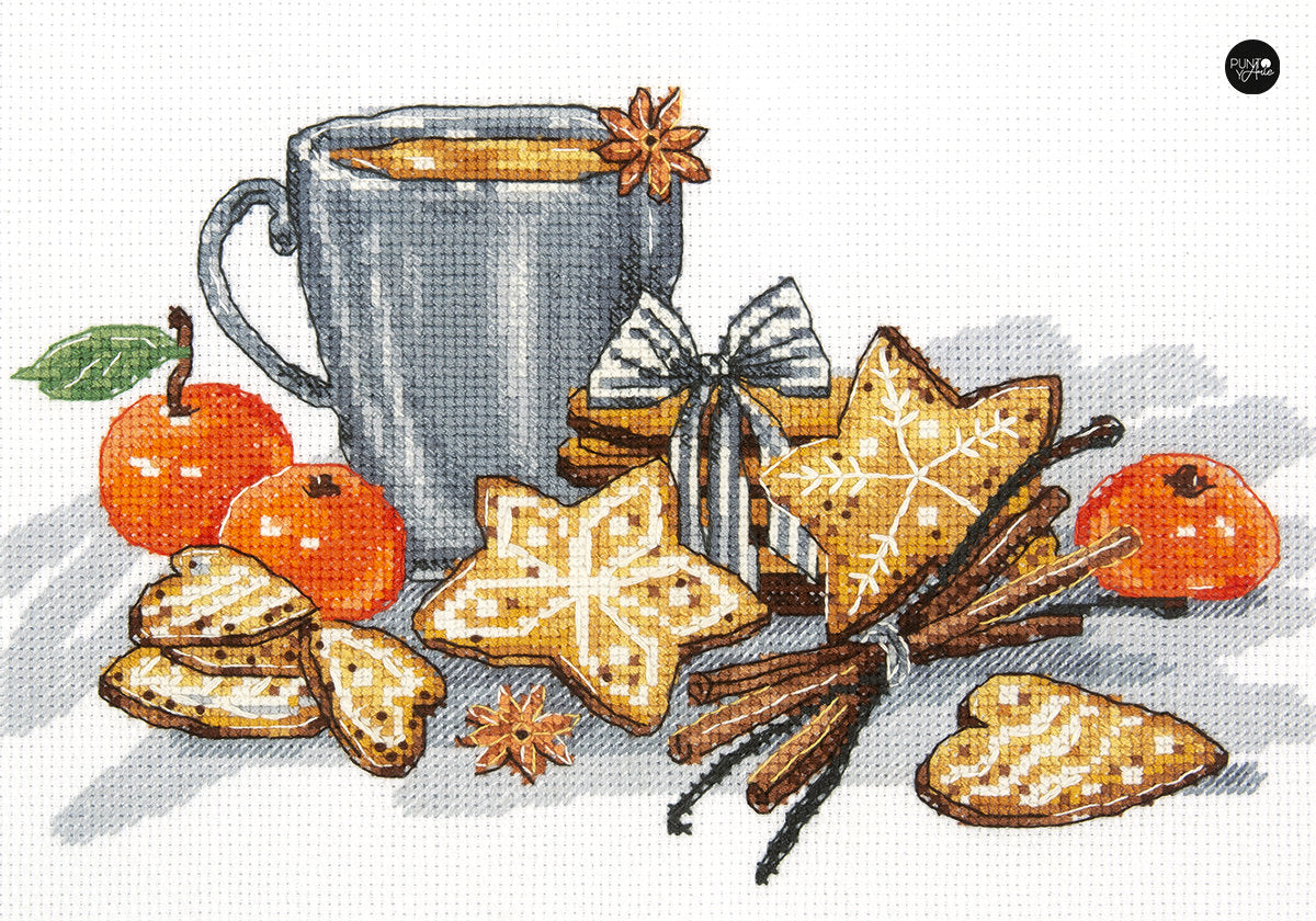Biscuits au pain d'épice - Panna - Kit de point de croix PR-7181