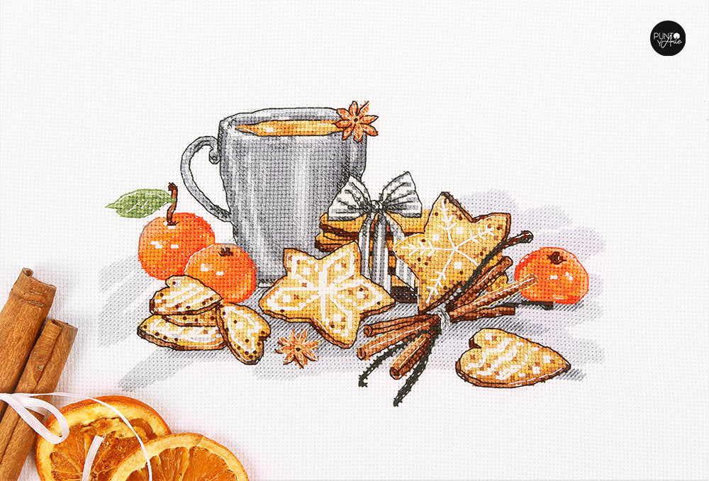 Biscuits au pain d'épice - Panna - Kit de point de croix PR-7181