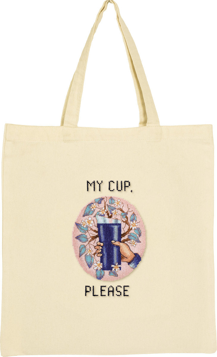 My Cup, Please - PZ-7226 Panna - Kit de punto de cruz
