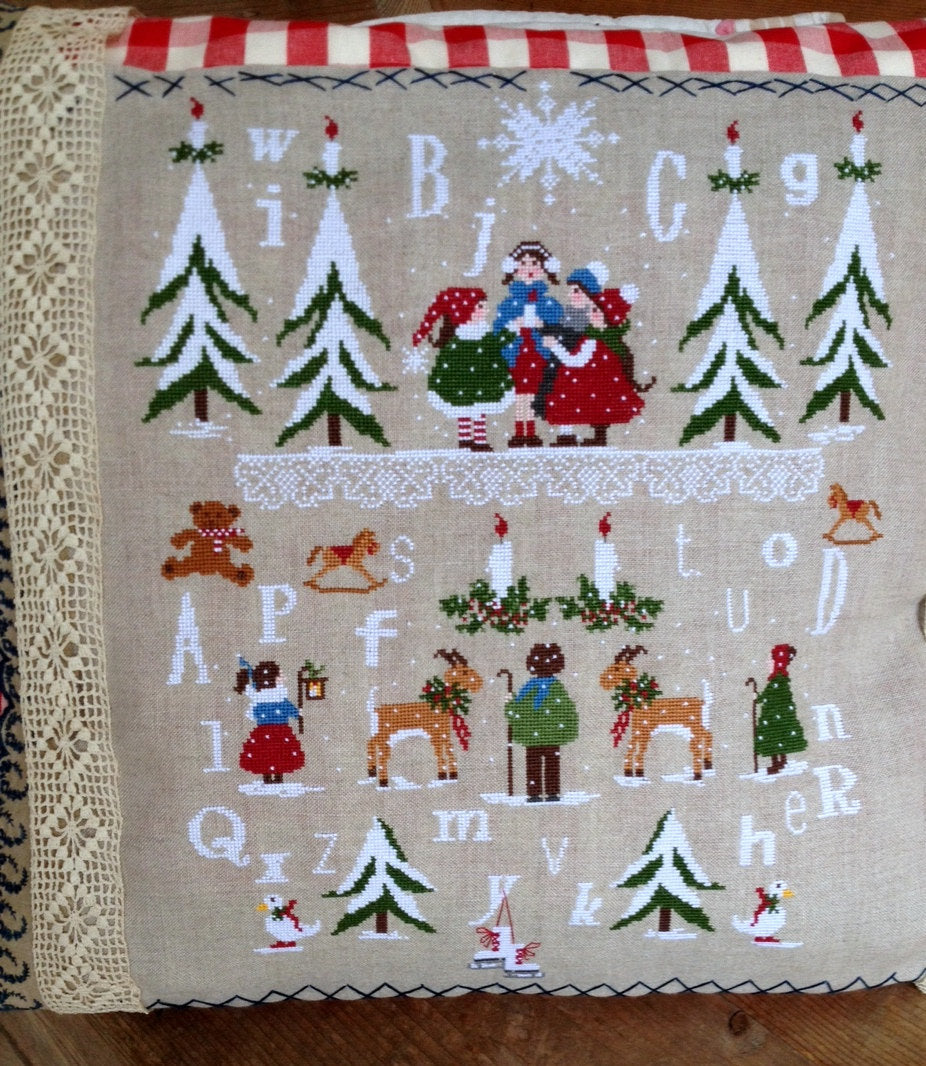 Petits chanteurs de Noël - Lilli Violette - Cross stitch chart