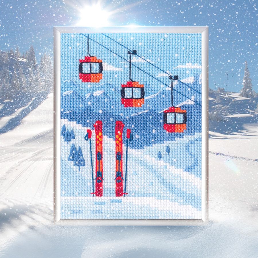 Kit de point de croix - Les montagnes gagnent nos cœurs RTO C391