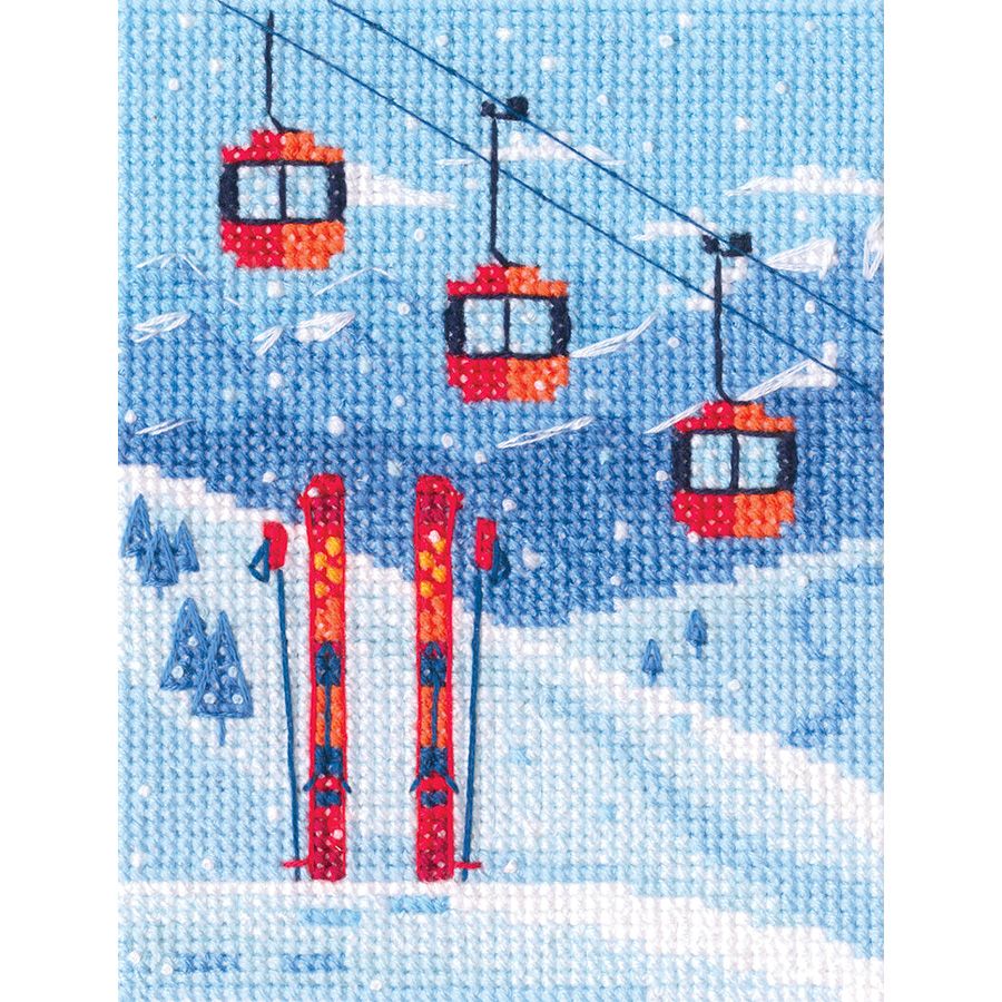 Kit de point de croix - Les montagnes gagnent nos cœurs RTO C391