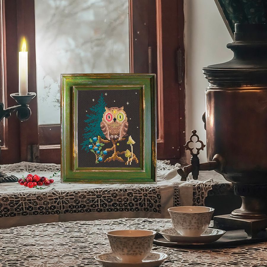 Kit de point de croix compté - Nuit Magique RTO C436