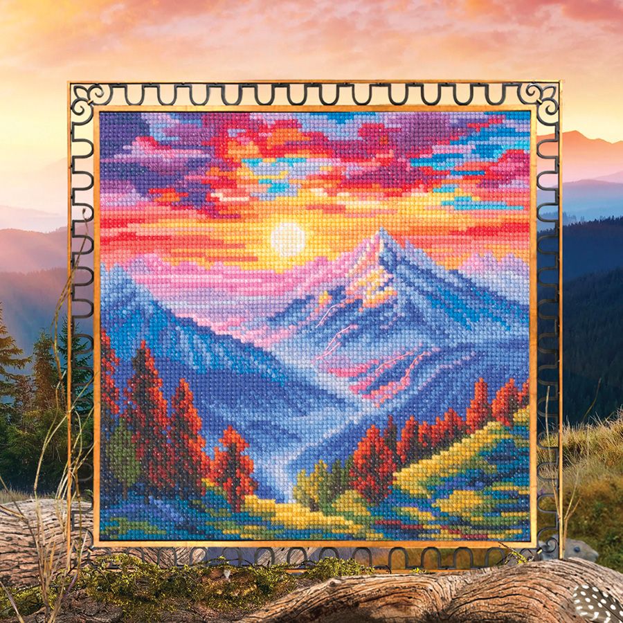 Kit de point de croix « Couleur du soleil » - RTO M1027