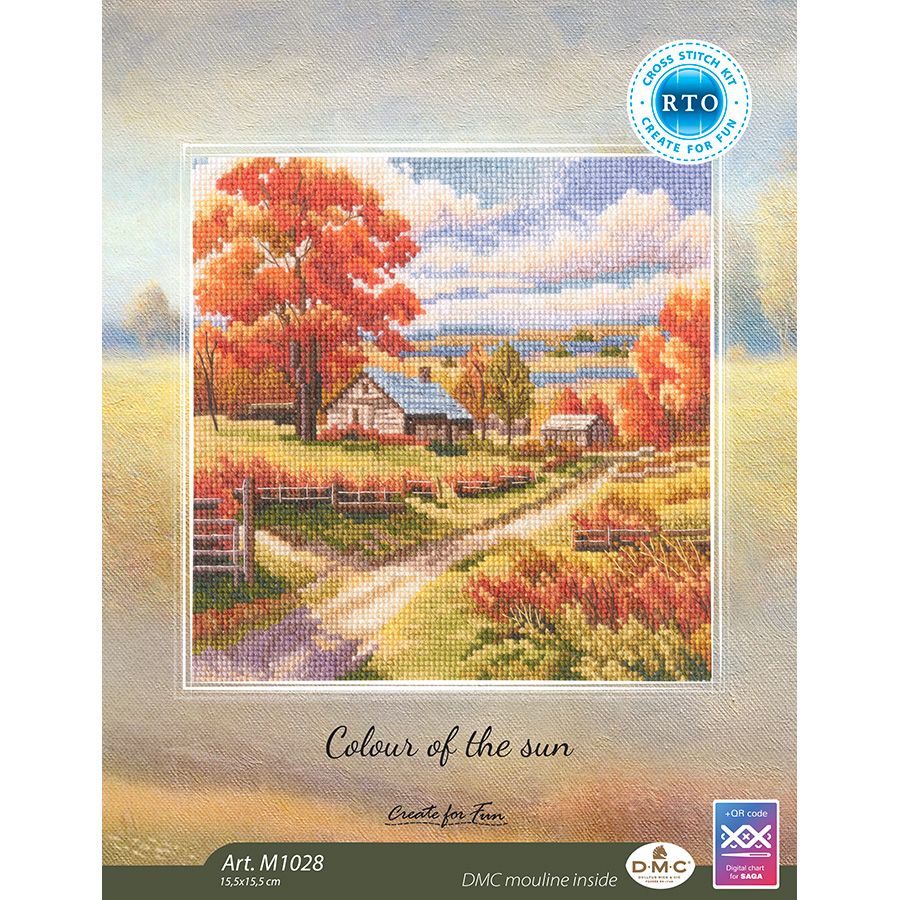 Kit de point de croix « Couleur du soleil » - RTO M1028