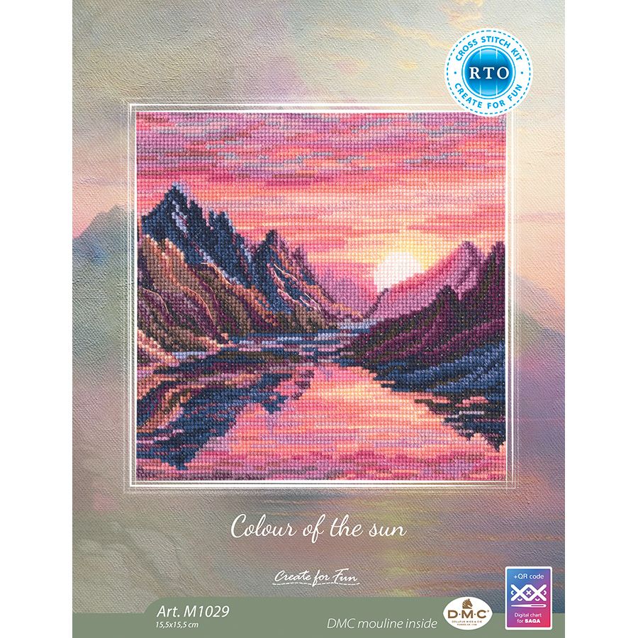 Kit de point de croix « Couleur du soleil » - RTO M1029