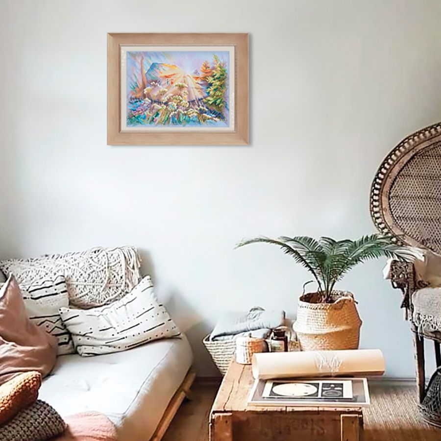 Kit de point de croix « Dans les rayons du soleil du matin » RTO M868