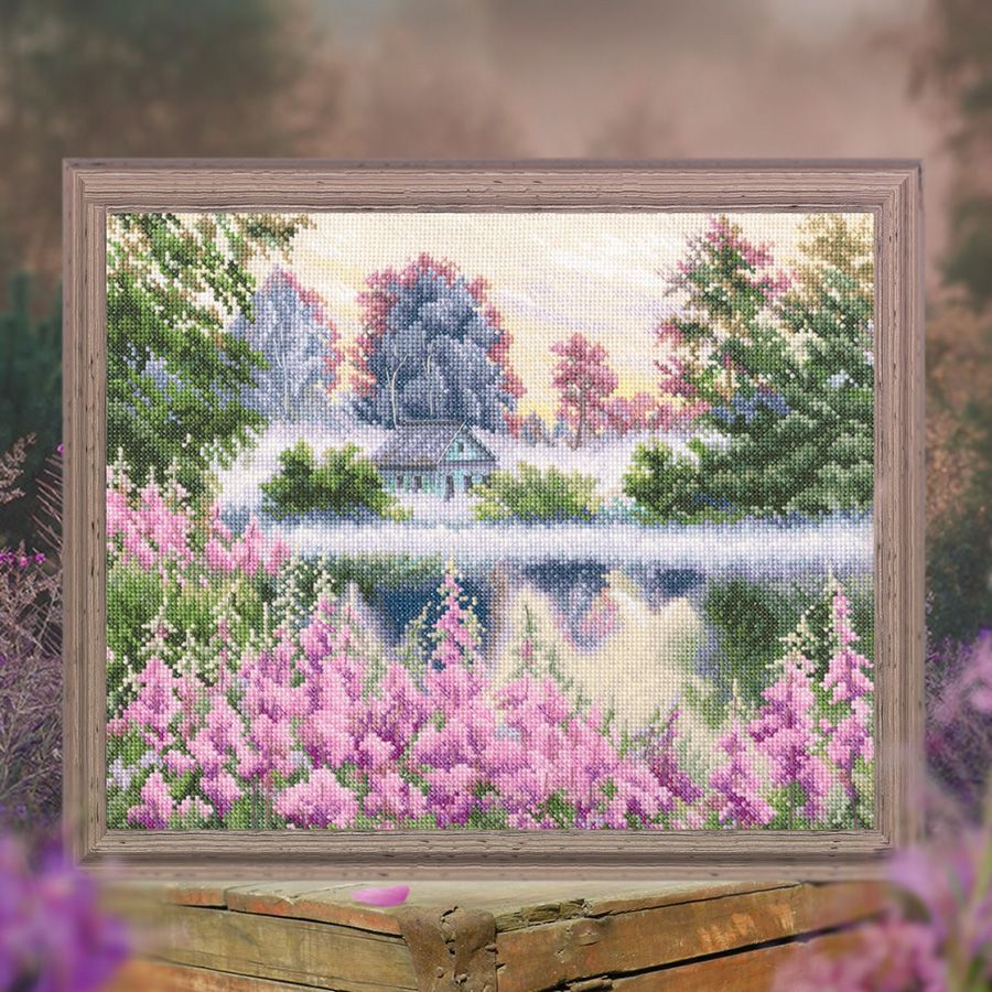 Counted Cross Stitch Kit - Pink Mist RTO M987