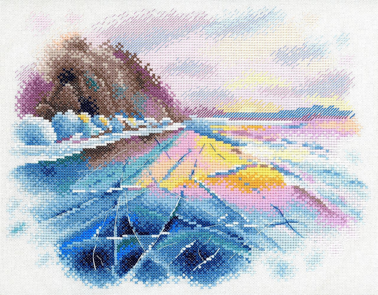 Winter Baikal - SA-042 MP Studia - Cross Stitch Kit