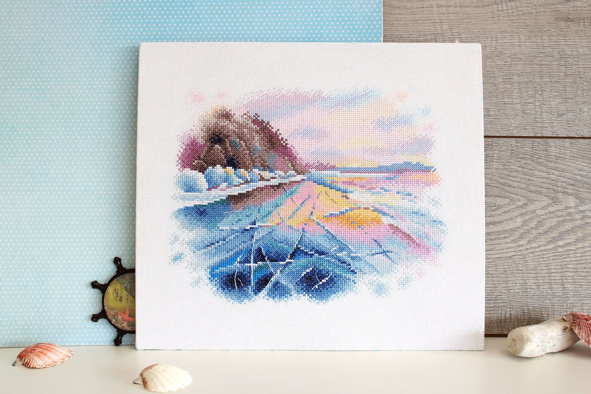 Winter Baikal - SA-042 MP Studia - Cross Stitch Kit