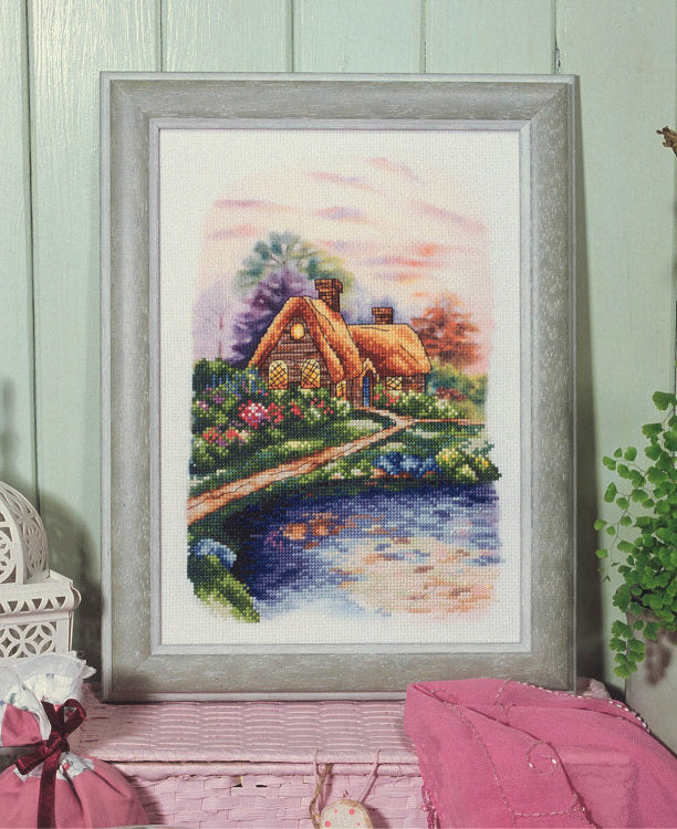 Cross Stitch Kit - Idyllic View - Orchidea SA8177