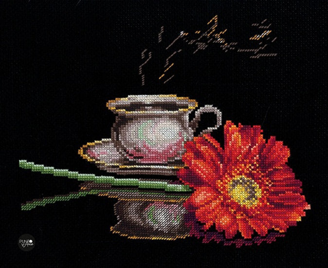 Café pour elle - Andriana SANK-26 - Kit de point de croix