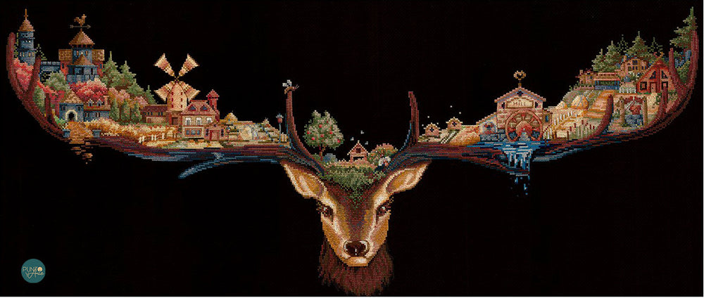 Deer Land - SANO-21 Andriana - Cross Stitch Kit