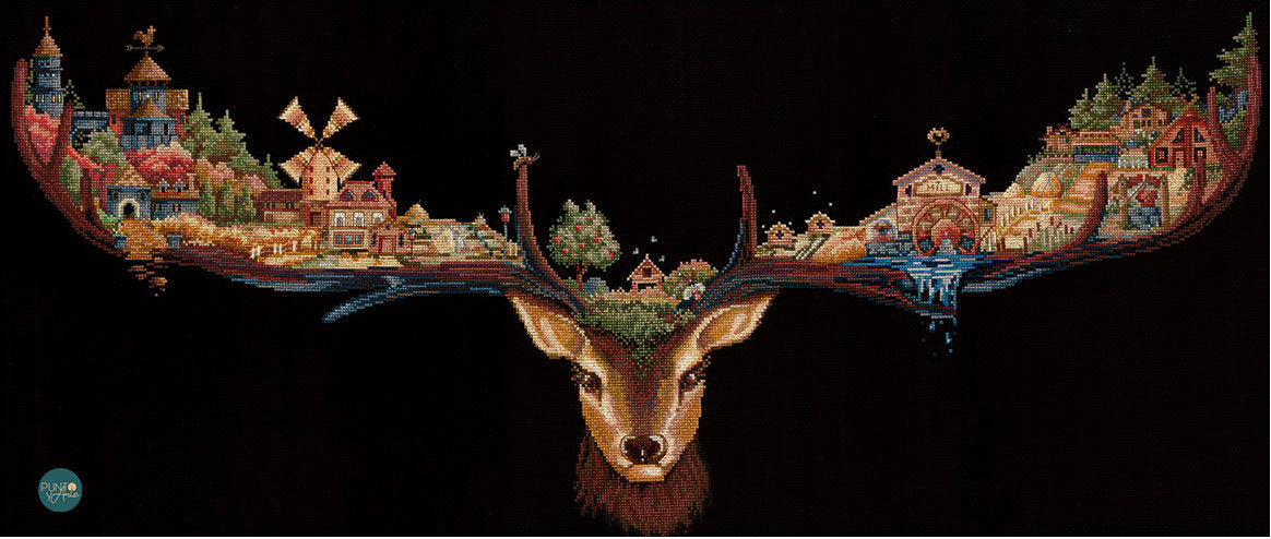 Deer Land - SANO-21 Andriana - Cross Stitch Kit