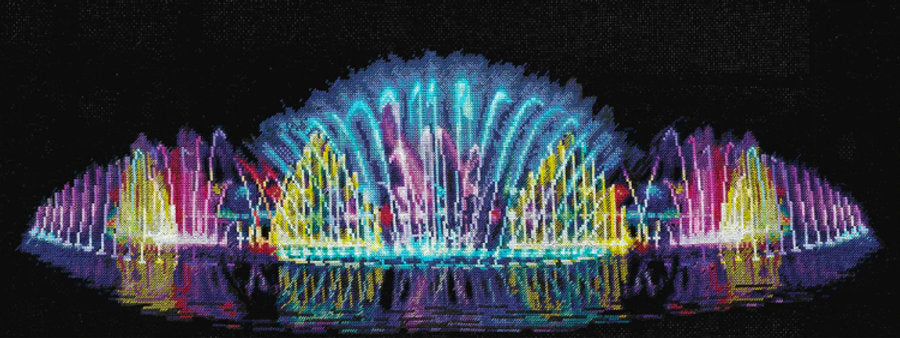 Cross Stitch Kit: Singing Fountain - Andriana SANP-62