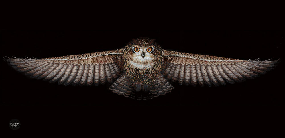 Owl - SANS-44 Andriana - Cross stitch kit
