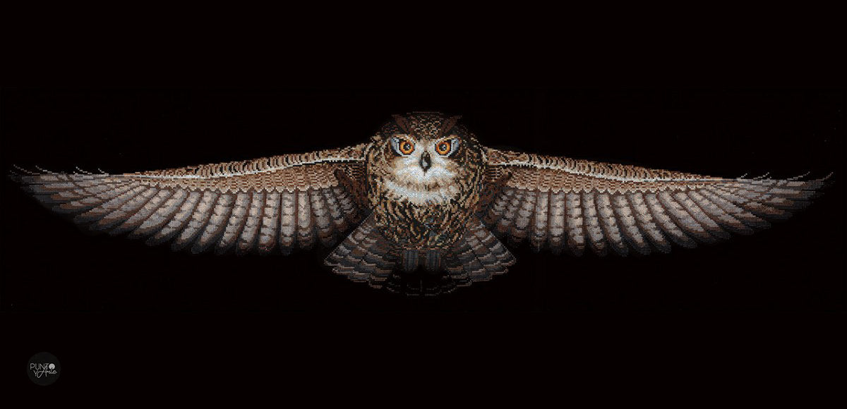 Owl - SANS-44 Andriana - Cross stitch kit