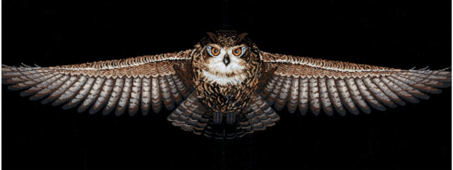 Cross Stitch Kit Night Owl - SANS-46 Andriana