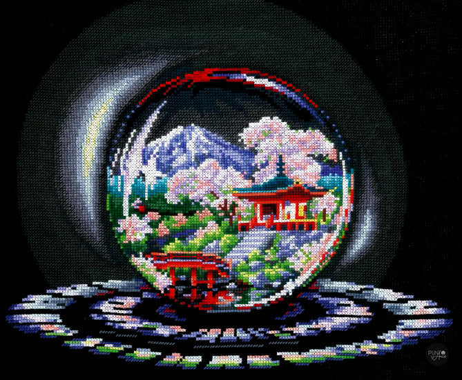 Sphères de souhaits. Caprice de printemps - SANSH-04 Andriana - Kit de point de croix