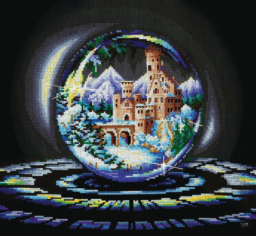 Esferas de deseos. Milagro de invierno - SANSH-05 Andriana - Kit de punto de cruz