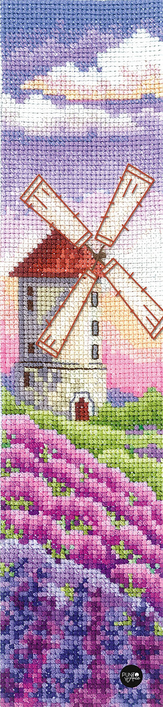 BOOKMARK. LAVENDER DAWN - SANZ-55 Andriana - Kit de punto de cruz