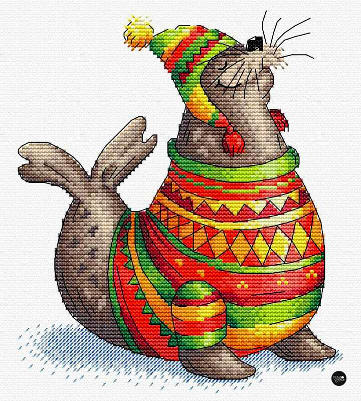 SEAL - MP Studia SM-233 - Cross Stitch Kit