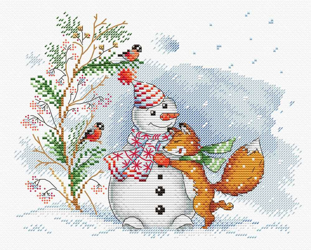 Warm Friendship - SM-322 MP Studia - Cross Stitch Kit