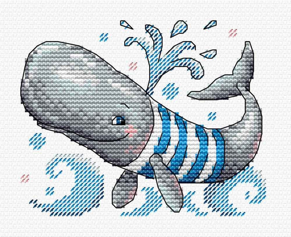 Funny Swimmer - SM-352 MP Studia - Cross Stitch Kit