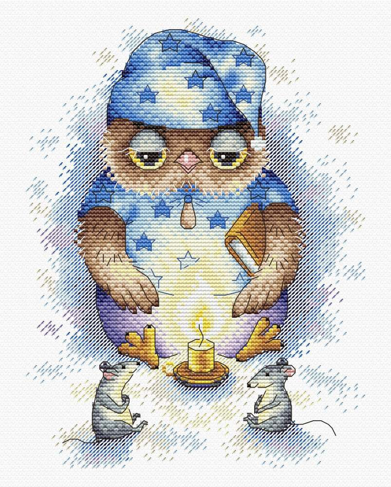 Night Meeting - SM-380 MP Studia - Cross Stitch Kit