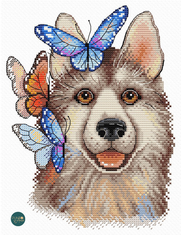 Husky - MP Studia SM-505 - Cross Stitch Kit
