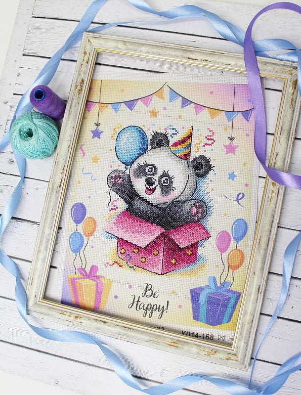 Happy Birthday! - SM-598 MP Studio - Cross Stitch Kit