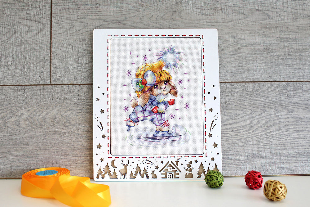 Fille de patinage - SM-650 MP Studia - Kit de point de croix