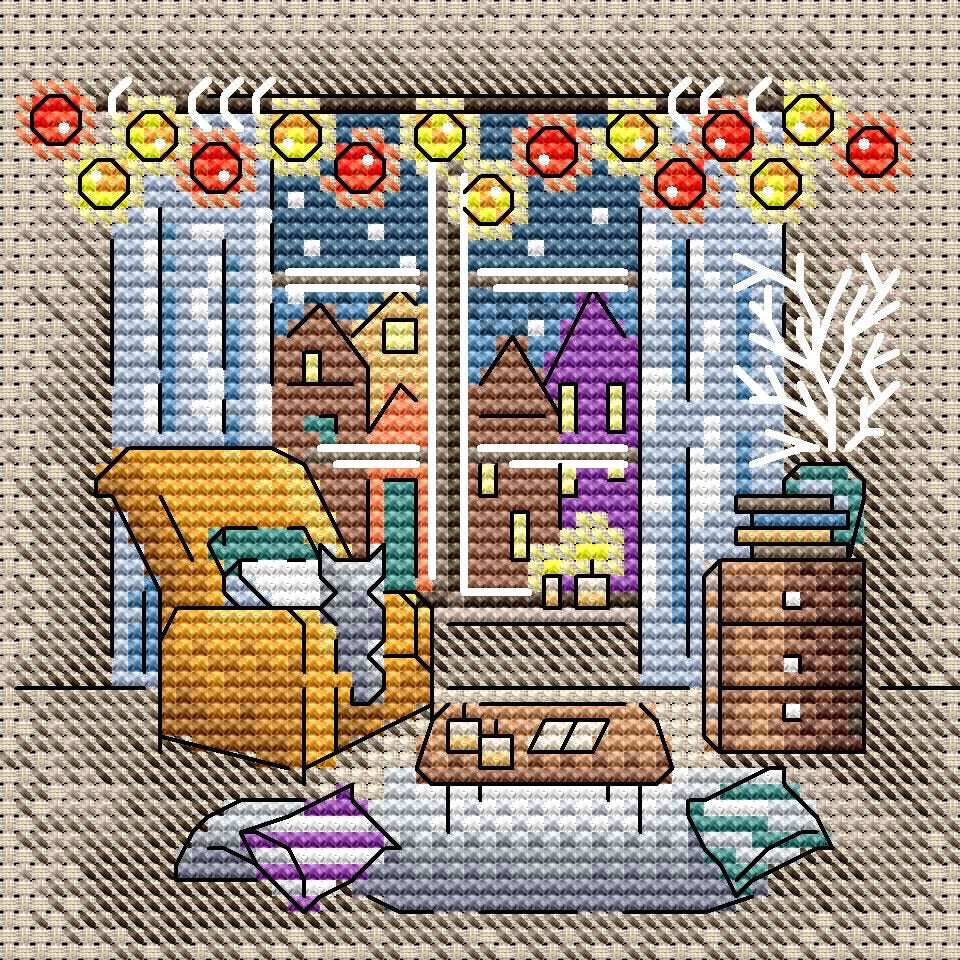 Cozy Corner - SM-653 MP Studia - Cross Stitch Kit