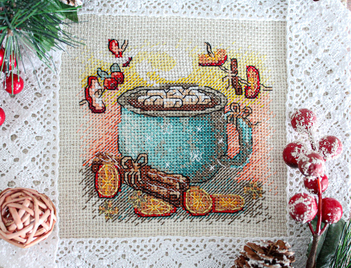 Cosy Gatherings - SM-654 MP Studia - Kit de point de croix