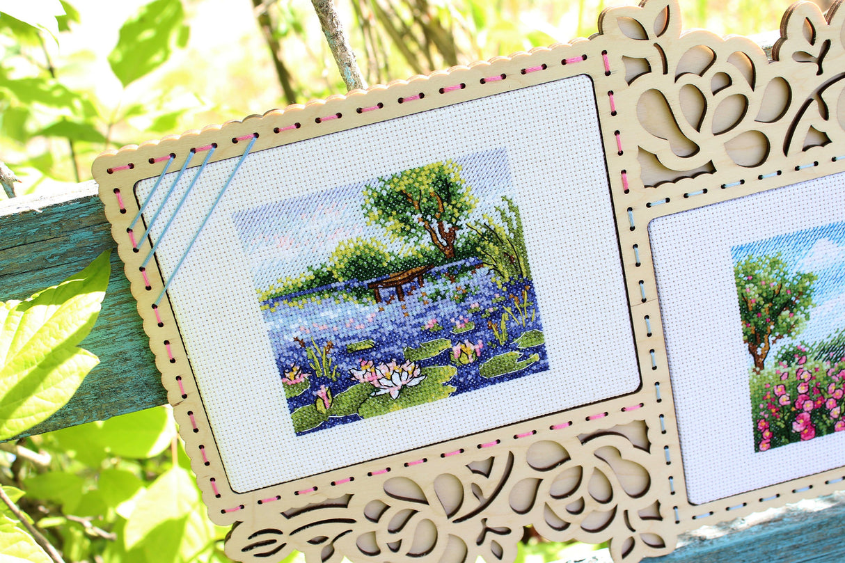 Nénuphars - SM-659 MP Studia - Kit de point de croix