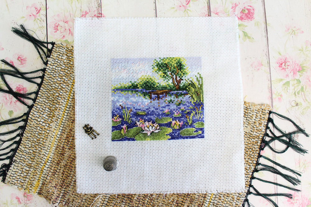 Nénuphars - SM-659 MP Studia - Kit de point de croix