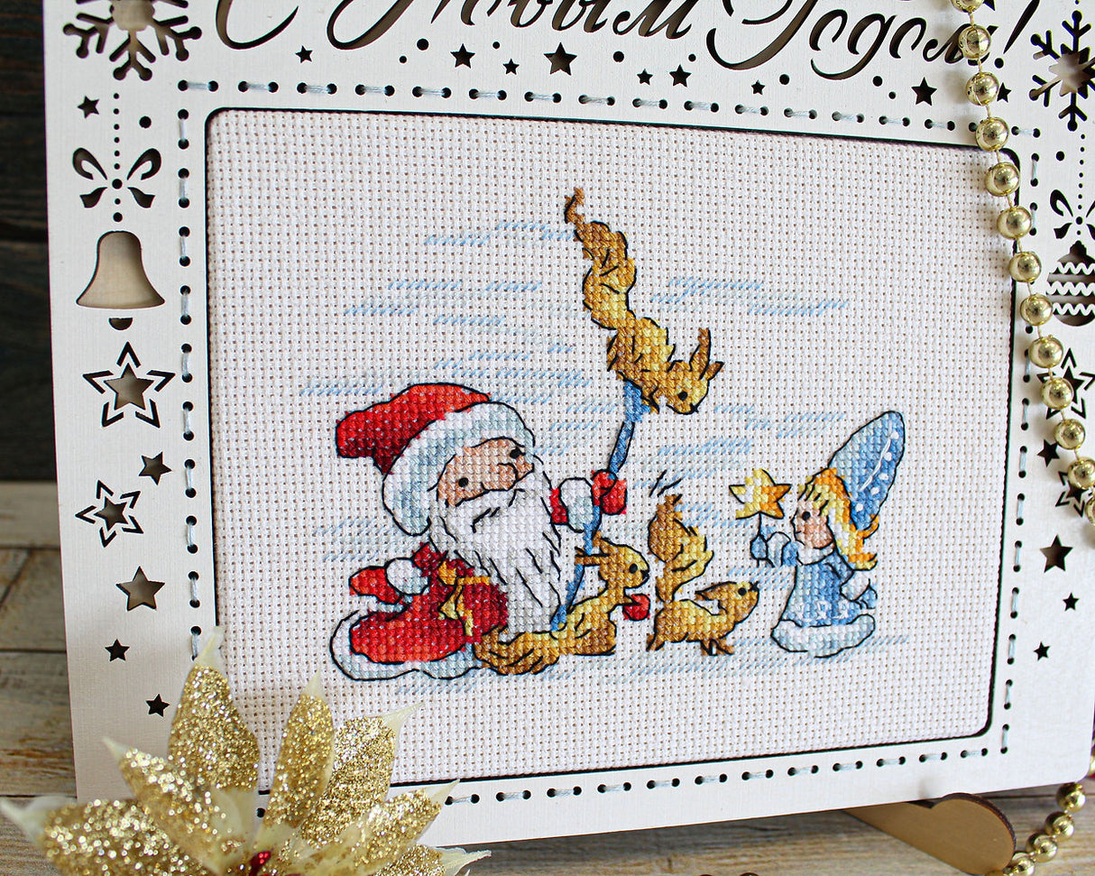 Pequeñas ayudantes - SM-672 MP Studia - Kit de punto de cruz