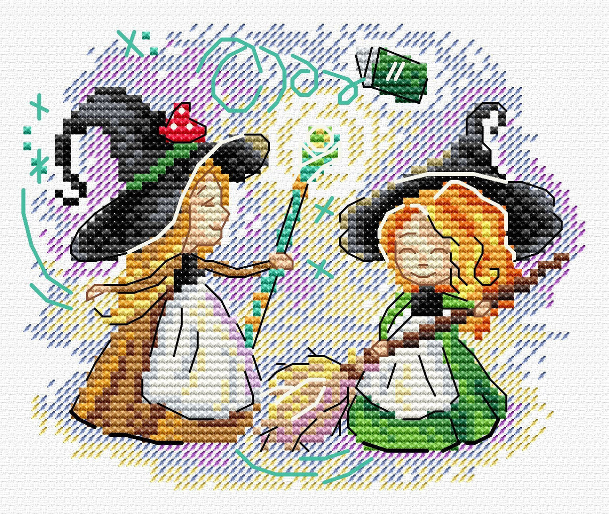 Limpieza Mágica - SM-676 MP Studia - Kit de punto de cruz