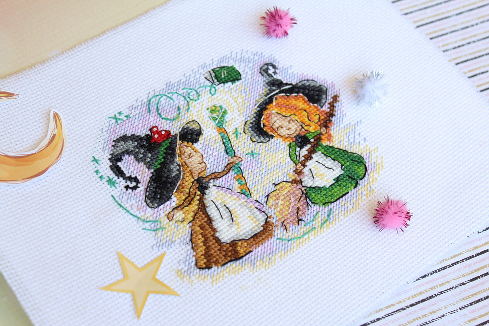 Limpieza Mágica - SM-676 MP Studia - Kit de punto de cruz