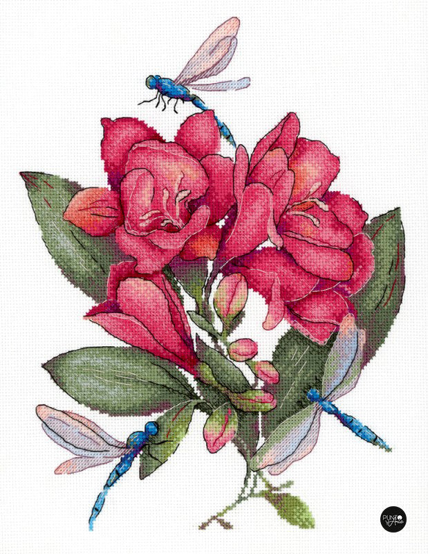 Delicious Freesia - SNV-670 MP Studia - Cross Stitch Kit