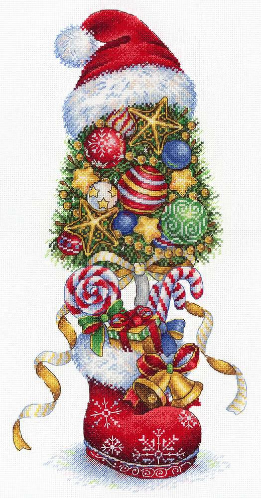 Christmas Topiary - MP Studia - Cross Stitch Kit SNV-732