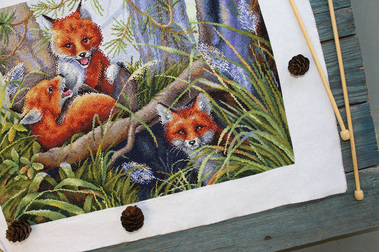 Funny Games. Foxes - SNV-760 MP Studia - Cross Stitch Kit