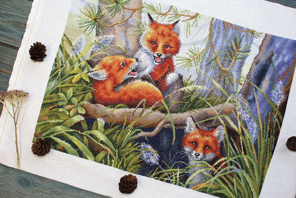 Funny Games. Foxes - SNV-760 MP Studia - Cross Stitch Kit